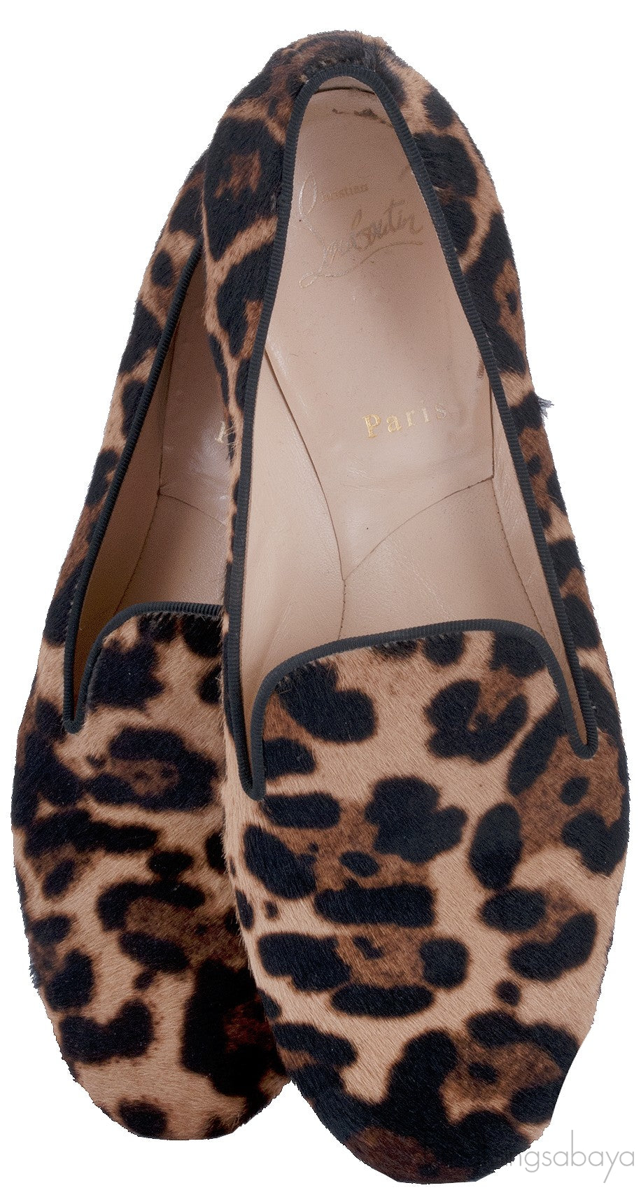 Sakoutte Leopard Pony Hair Flat