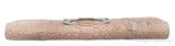 Brown Python Long Clutch