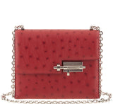 Verrou Chaine Mini Ostrich Bag