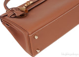 Kelly 25 Gold Togo Retourne GHW