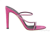 Pink Julianne Crystal Embellished Sandals