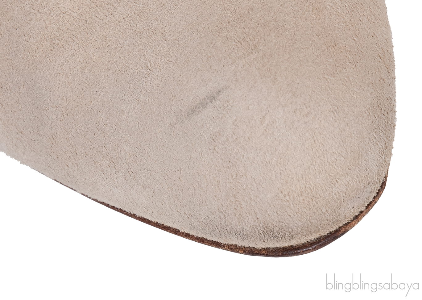 Manolo Blahnik Beige Suede Leather Heels