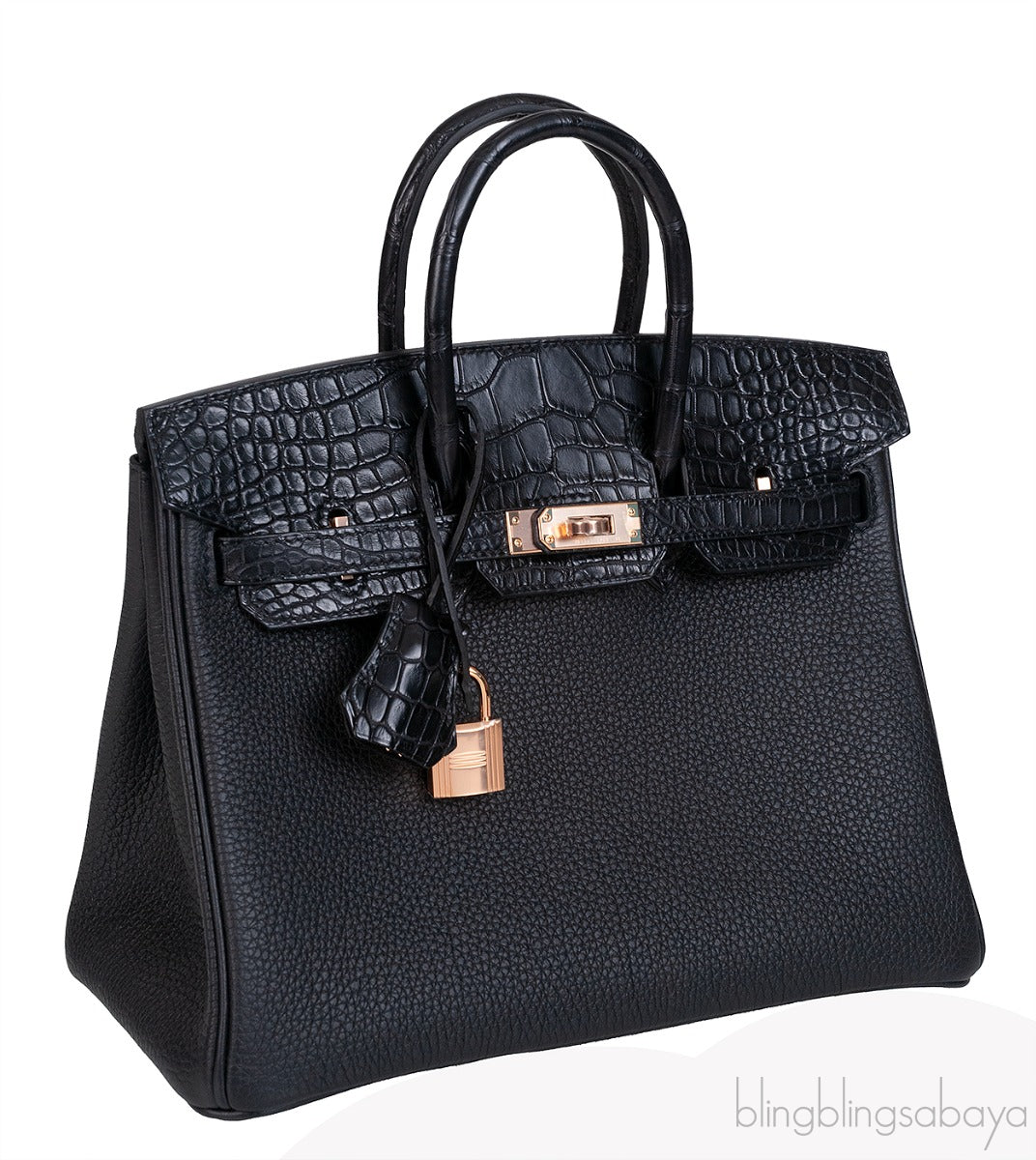 Birkin 25 Touch Togo Matte Crocodile RGH