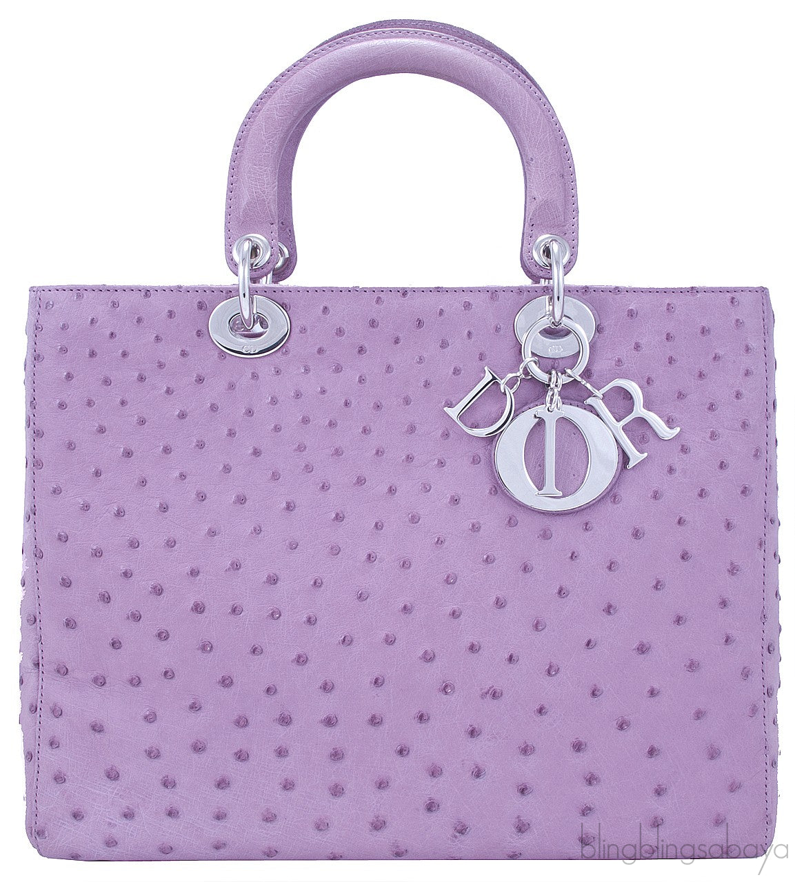 Lady Dior Lilac Ostrich
