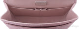 Classic Jumbo Pink Python Flap Bag