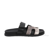Chypre Lizard Ombre Noir Sandals