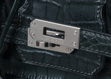 Hermes Birkin 25 Vert Cypress Matte Alligator PHW