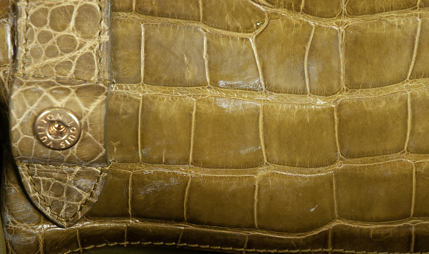 Louis Vuitton Monogram Motard Alligator Biker Bag