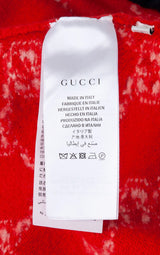 GG Tri-color Knitted Wool Jacket