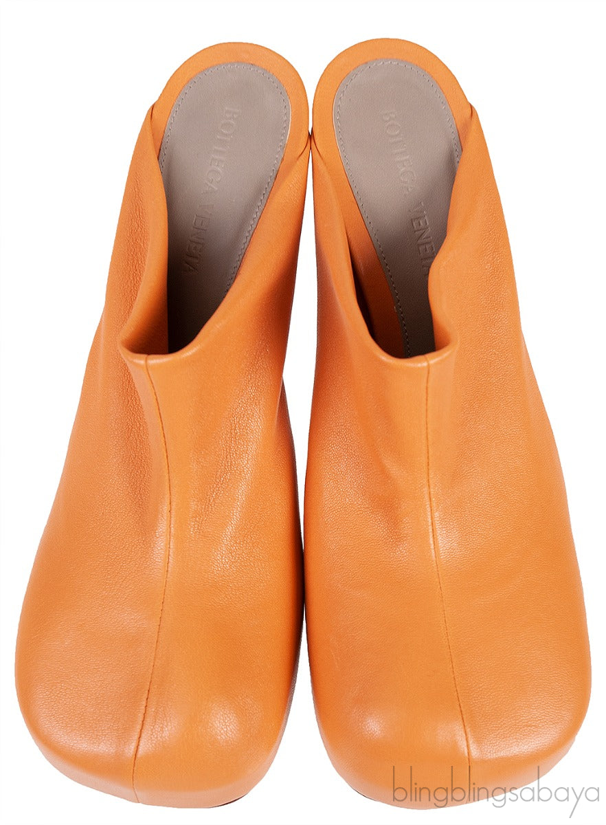 Bottega Veneta Brown Orange Mules & Clogs