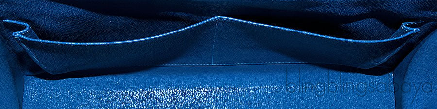 Kelly 35 Blue Mykonos Epsom Sellier
