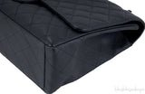 Black Caviar Maxi Flap Bag PHW