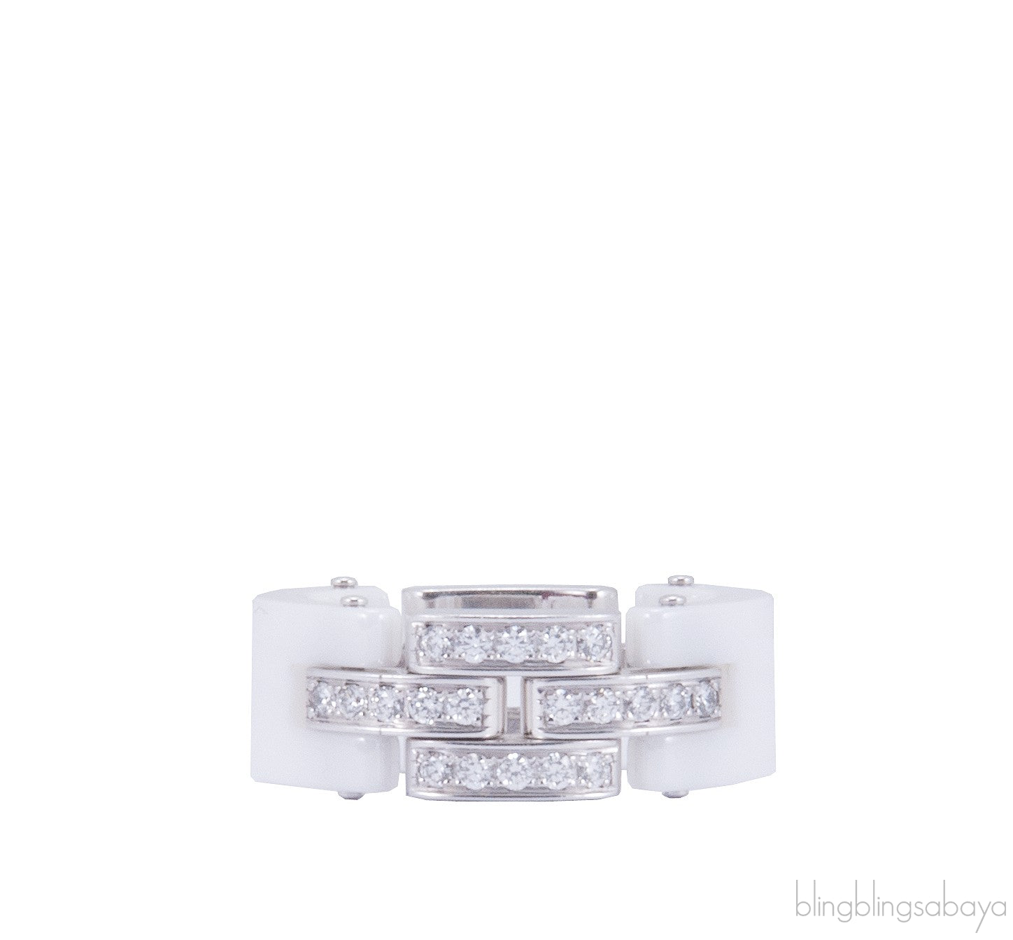 Maillon Panthere Ceramic Ring