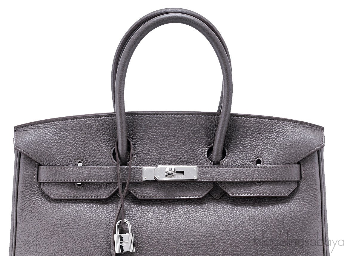 Birkin 35 Etain Togo PHW