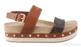 Monogram Platform Sandals
