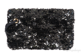 Sequin Black Pochette Rococo