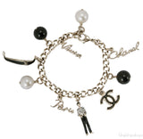 Sculpted Coco Chanel Charm Bracelet