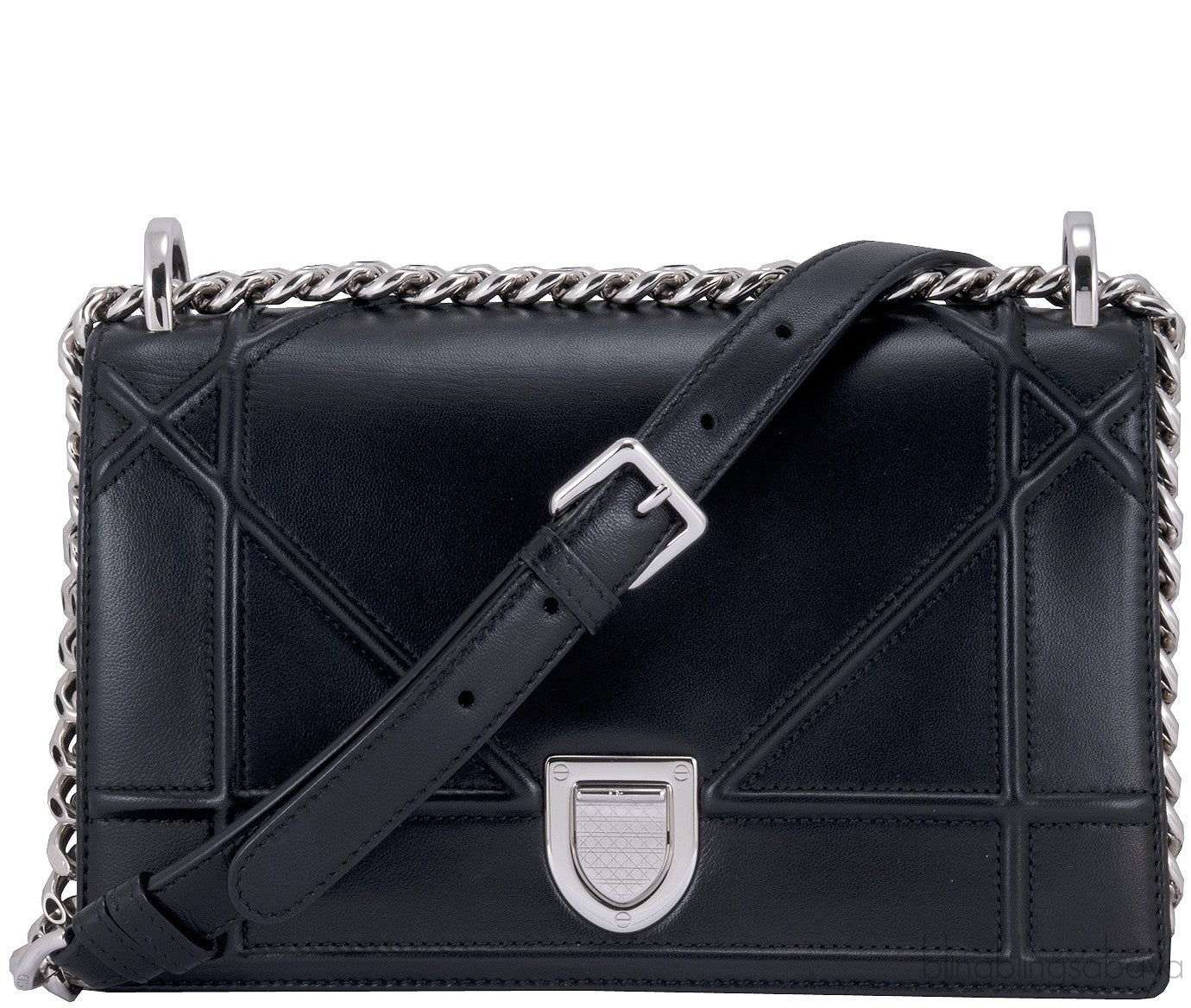 Diorama Black Small Flap Bag
