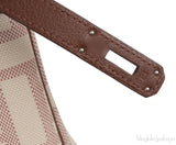 Birkin 35 Mosaic Canvas Buffalo PHW