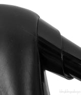 Black Mix Quilted Leather Ankle Boots