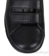 Black Velcro Strap Kids Sneaker 33