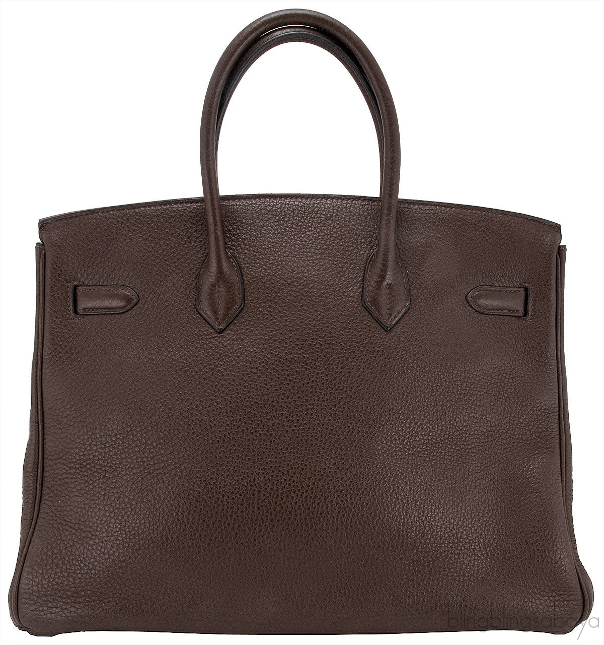 Birkin 35 Choco Brown Clem PHW