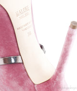 Maureen 100 Pink Velvet Heels