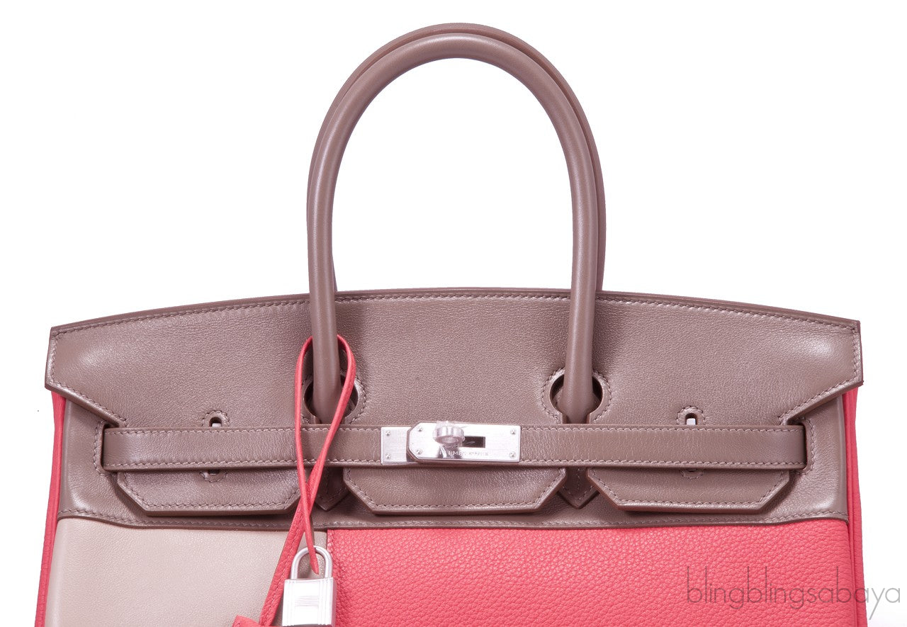Birkin 35 Tricolor Casaque *Limited*