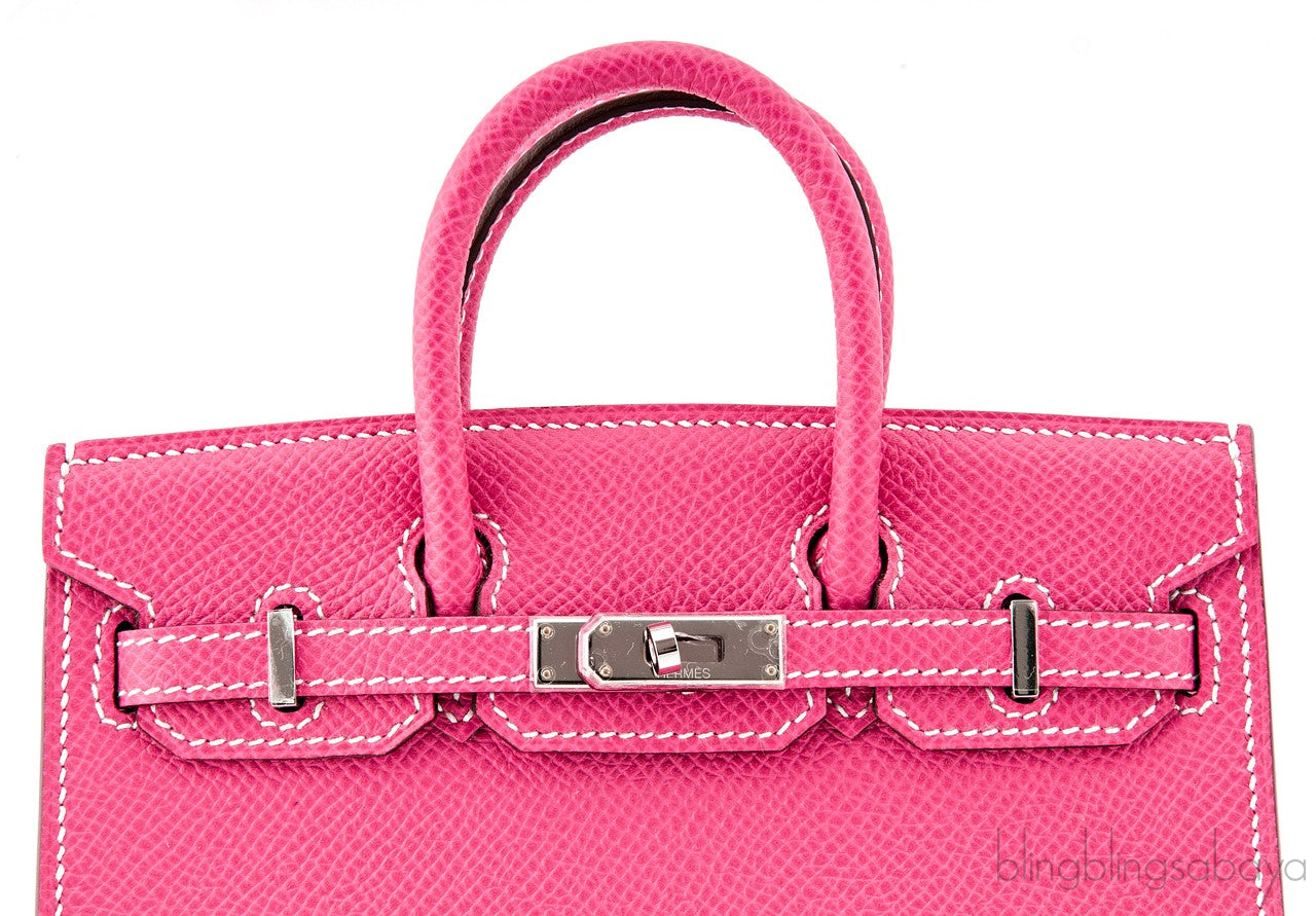 Mini Birkin Rose Tyrien