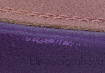 Purple Begum Crystal-embellished PVC Slingback