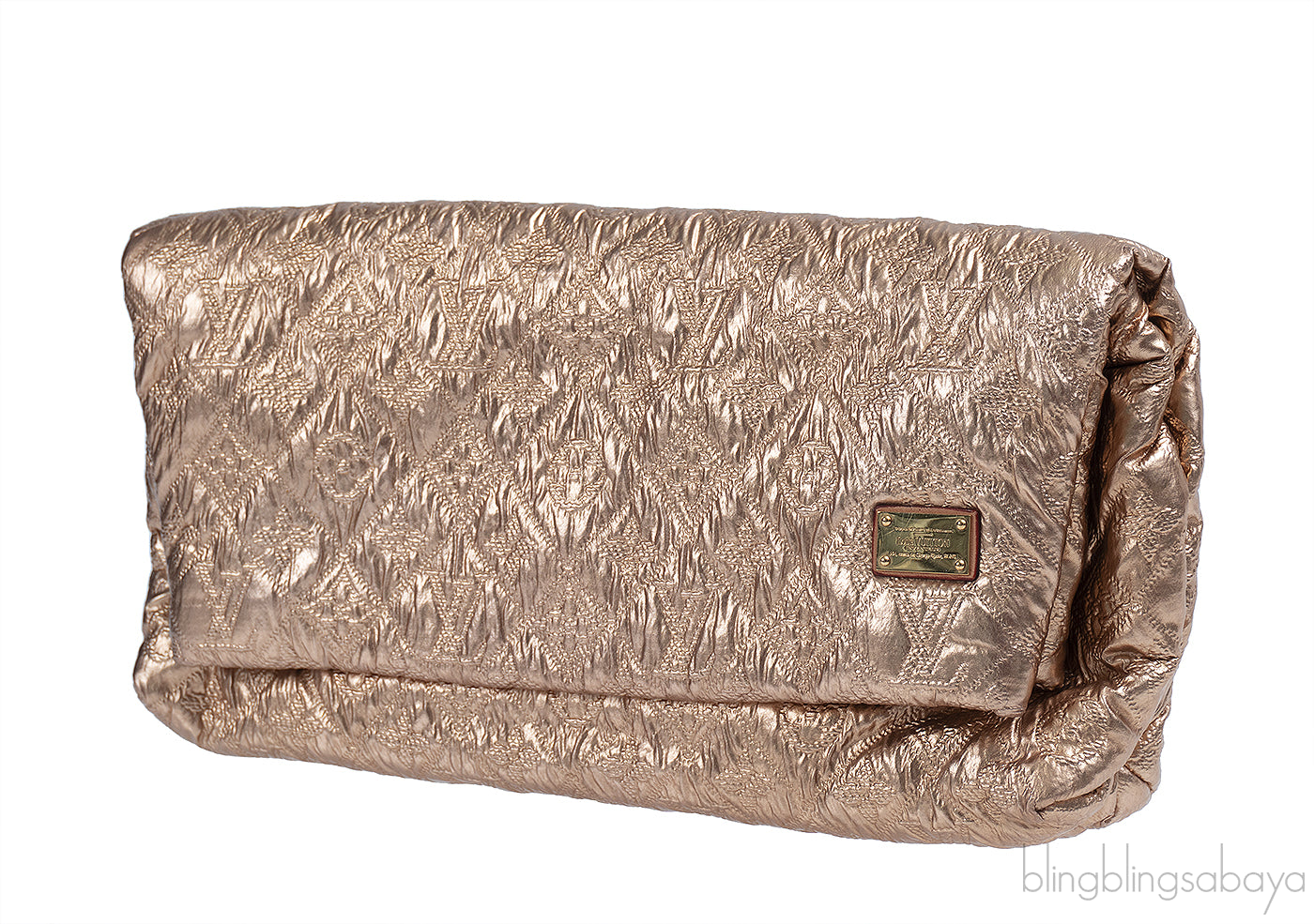 Louis Vuitton Monogram Lame Limelight Clutch