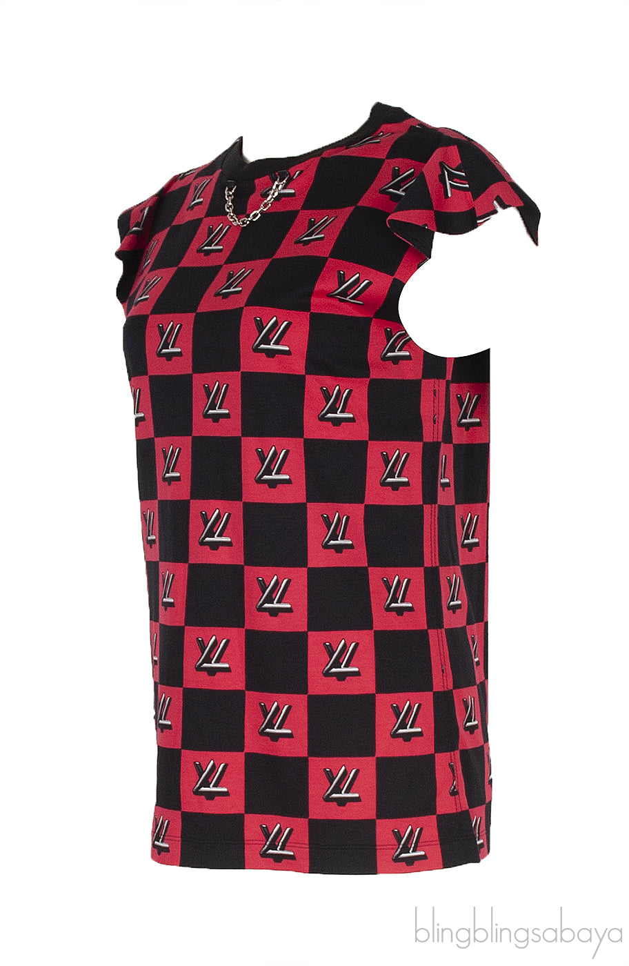 Logo Printed Chain Blouse