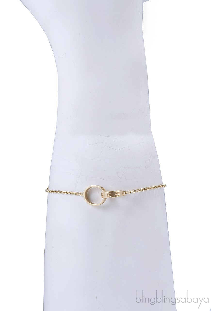 Yellow Gold LOVE Bracelet