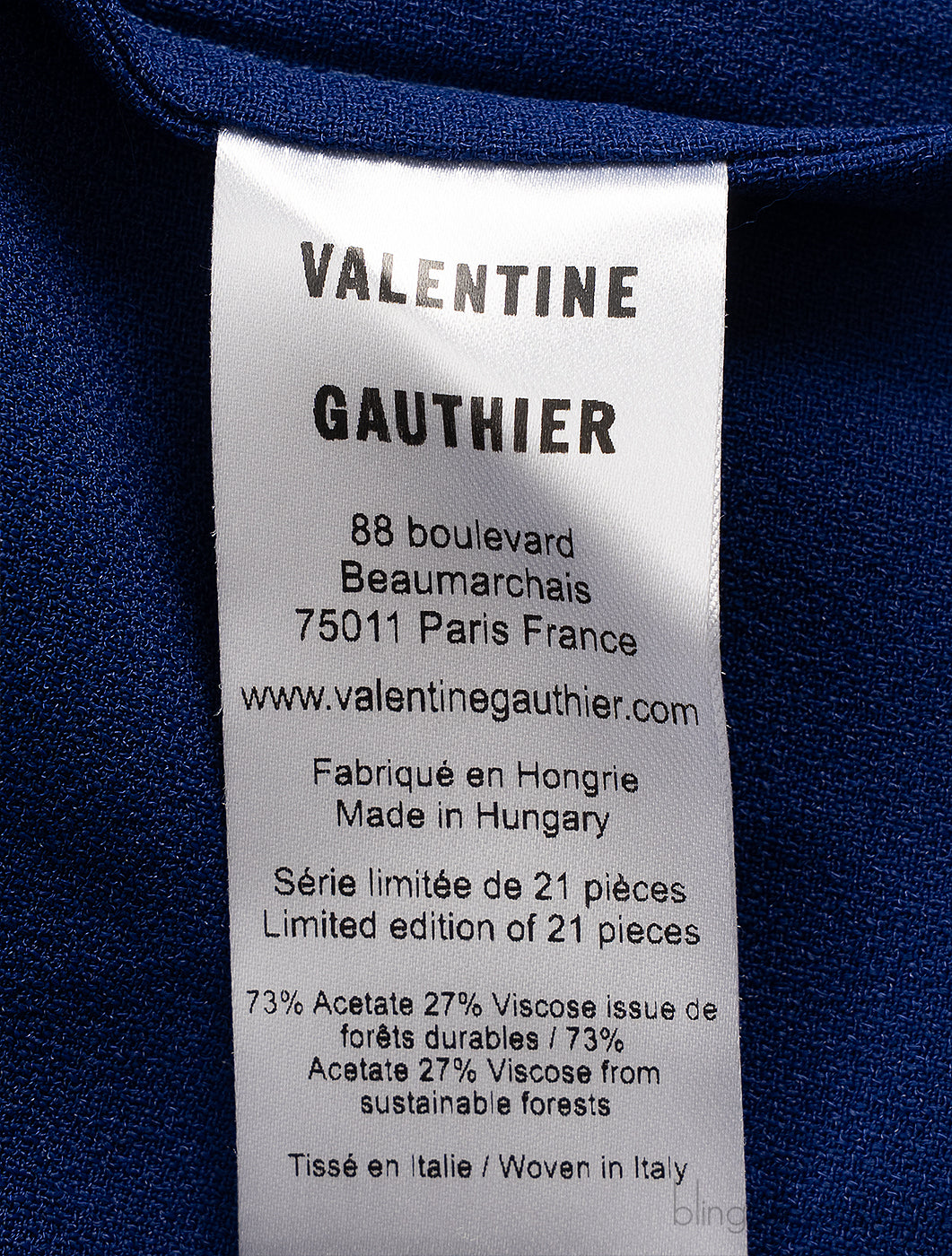 Valentine Gauthier Blue Shirt & Trouser
