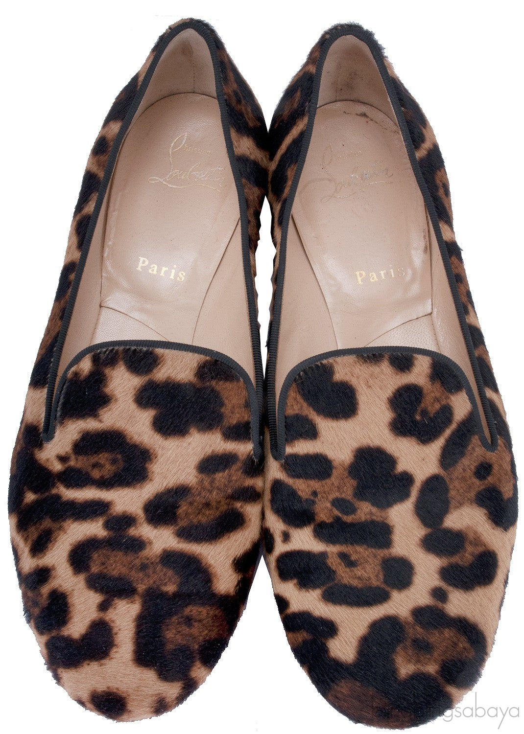 Sakoutte Leopard Pony Hair Flat