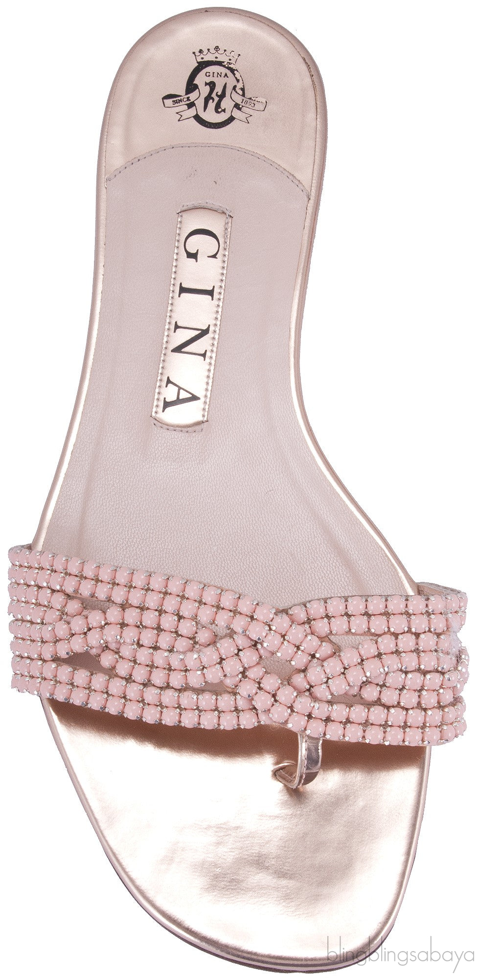 Peach & Rose Gold Slip-on Flat