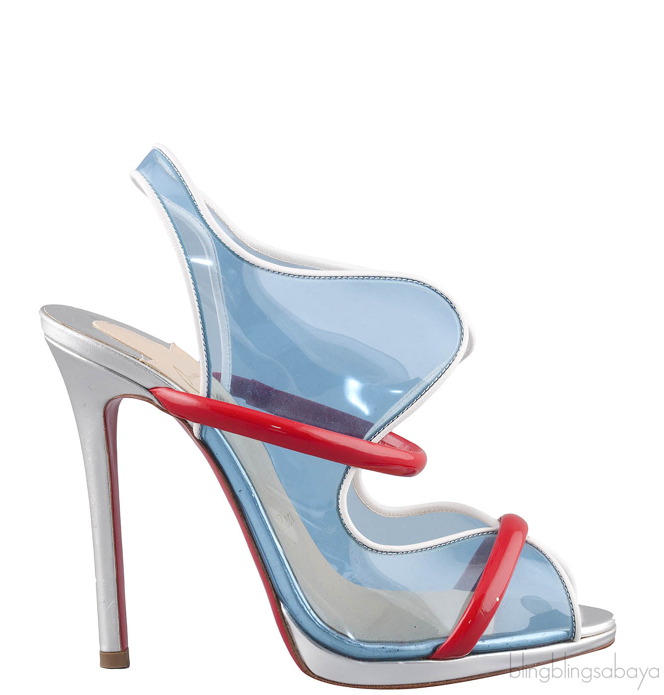 Aqua Ronda PVC Slingback