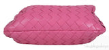 Pink Jodie Mini Knotted Intrecciato Leather Tote