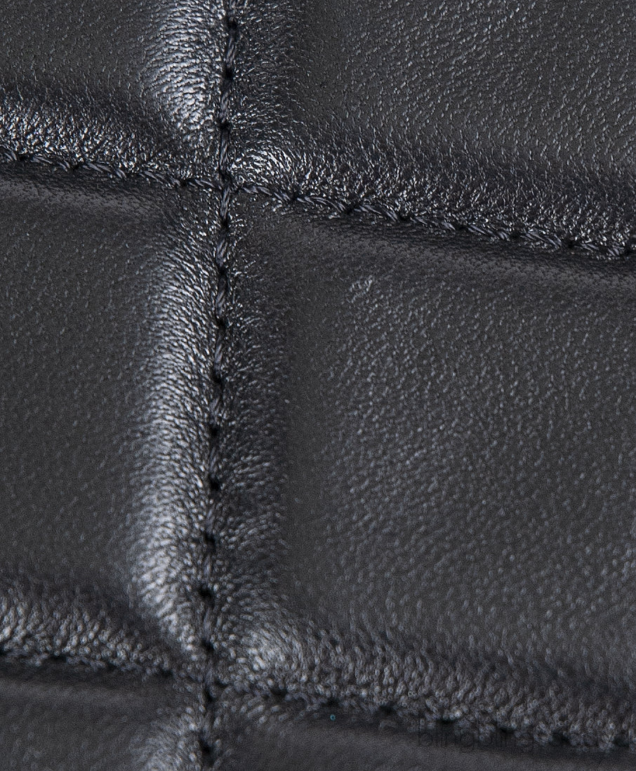 Chanel Black Large CC Quilted Lambskin O-Case Clutch