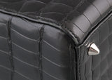 Lady Dior Black Crocodile Medium