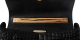 Black Signature Crocodile Bag GHW