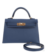 Kelly 20 Epsom Navy Blue GHW