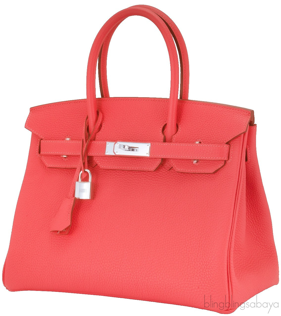 Birkin 30 Togo Rouge Pivoine PHW