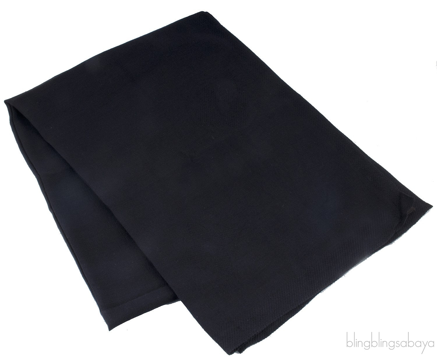 Logomania Black Cashmere Shawl