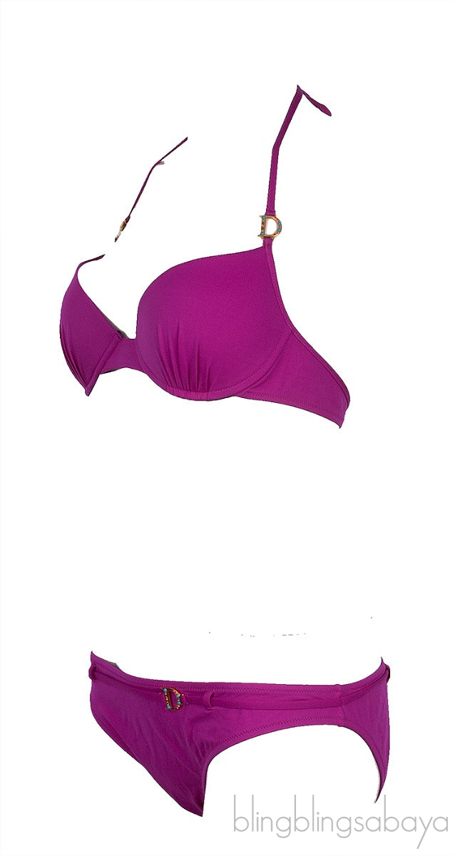 Purple Two-Piece Swimsuit