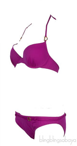 Purple Two-Piece Swimsuit