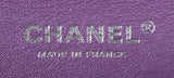 Chanel Purple Multicolor Tweed Medium Double Flap Bag