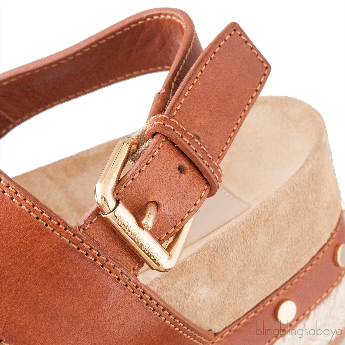 Monogram Platform Sandals