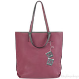 Moynat Quattro Reversible Bi-color Leather Tote