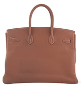 Birkin 35 Gold Togo GHW